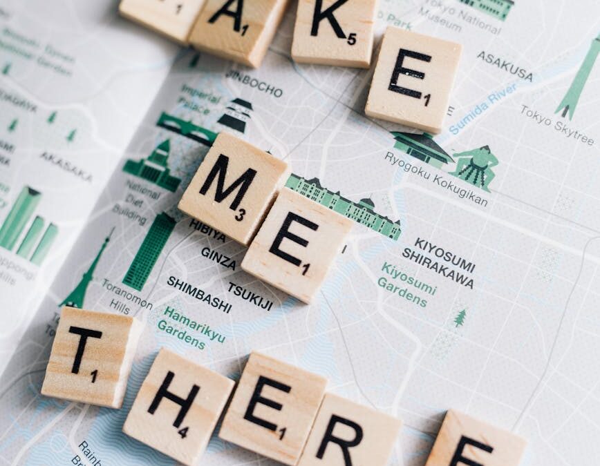 close up shot of scrabble tiles